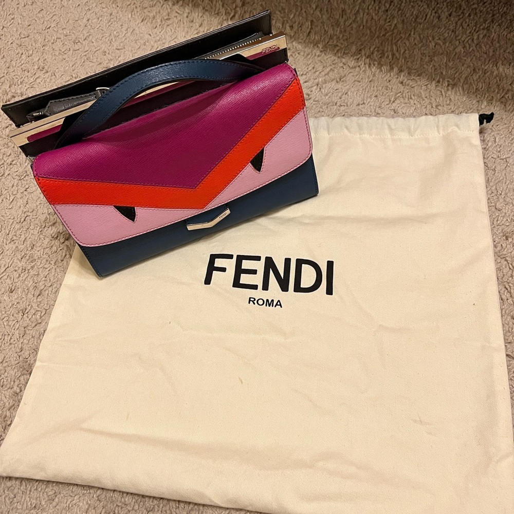 Fendi Demi jour Monster crossbody Handbags Medium strap+handle eyes